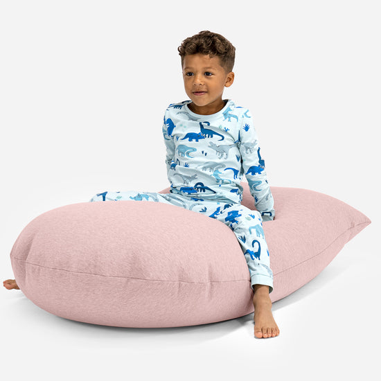 Høy Saccosekk for Barn 2-6 år - Elastisk Bomull Babyrosa 03