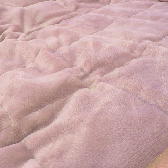 Vektpledd for Voksne - Flanellfleece Lys Rosa 04