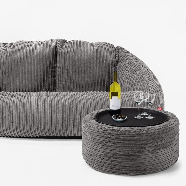 Bubble Sofa-saccosekk - Kordfløyel Grafitt 03