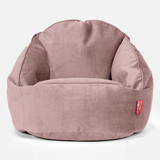 Bubble Saccosekk-stol - Fløyel Rosa 01