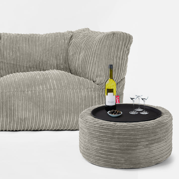 Albert 2-seter Saccosekk Sofa - Kordfløyel Mink 03