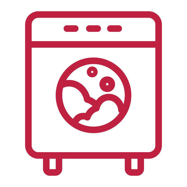 Stor vaske- og fyllepose Fabric Close-up Image