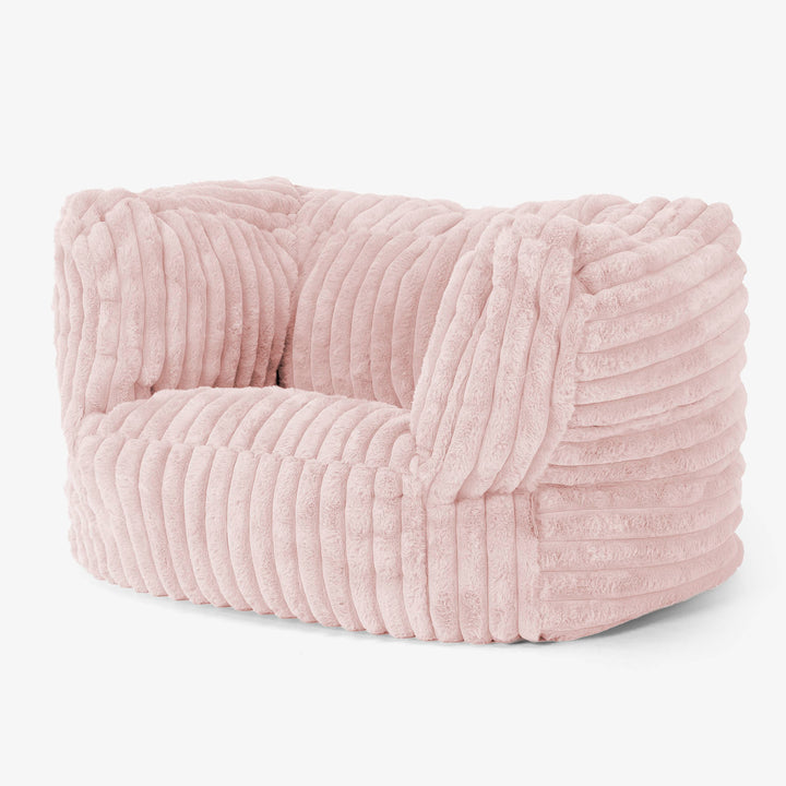 Albert Saccosekk Lenestol - Ultrabehagelig Kord Støvete Rosa 03