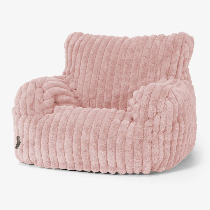 Josephine Saccosekk Lenestol - Ultrabehagelig Kord Støvete Rosa 01