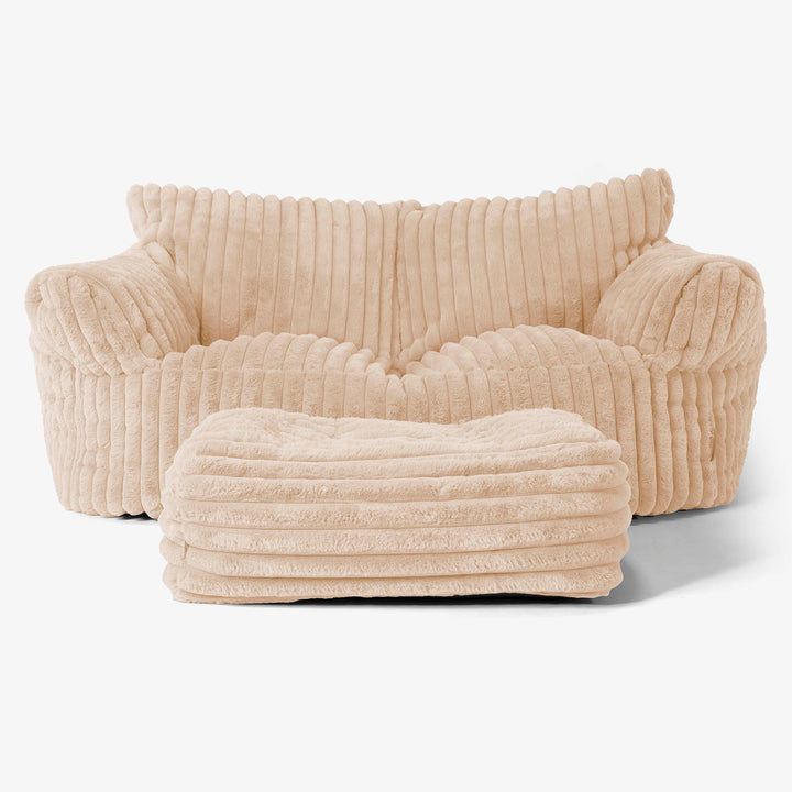 Josephine Saccosekk Sofa - Ultrabehagelig Kord Fersken 01