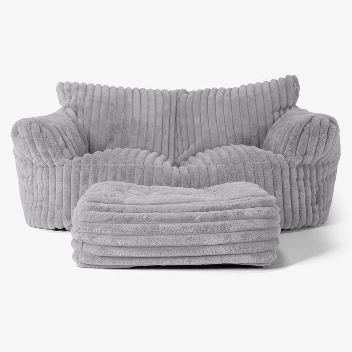 Josephine Saccosekk Sofa - Ultrabehagelig Kord Grå 01