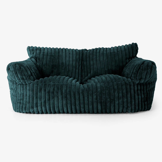 Josephine Saccosekk Sofa - Ultrabehagelig Kord Mørketurkis 01