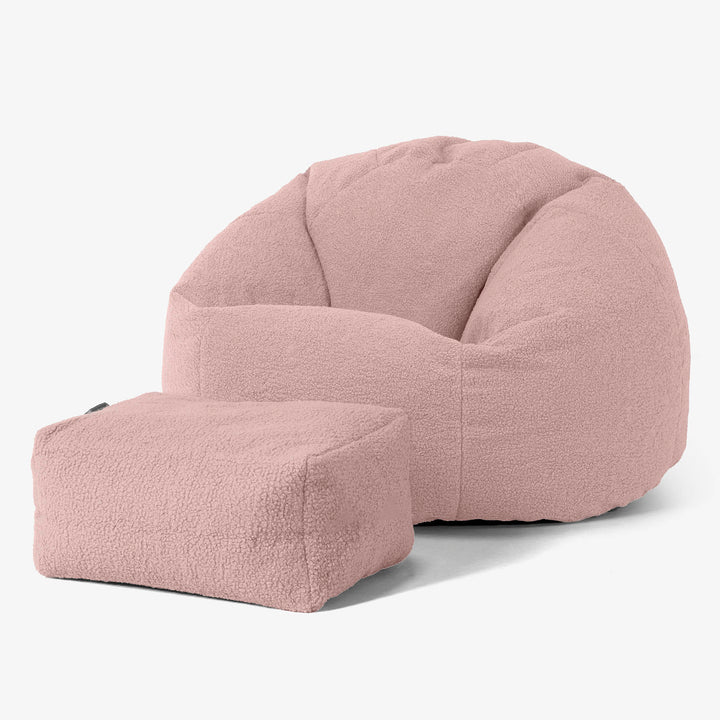 Klassisk Sakkosekk - Bouclé Rosa 01