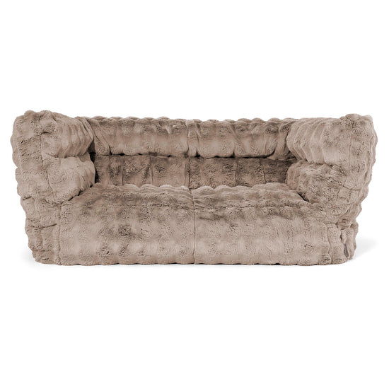 Louis 2-seter Saccosekk Sofa - Falsk Pels Boble Mink 01