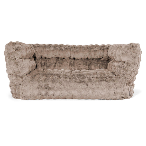 Louis 2-seter Saccosekk Sofa - Falsk Pels Boble Mink 01