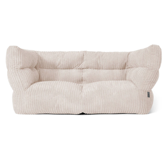 Louis 2-seter Saccosekk Sofa - Kordfløyel Elfenben 01