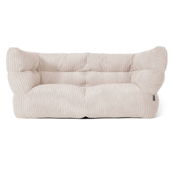 Louis 2-seter Saccosekk Sofa - Kordfløyel Elfenben 01