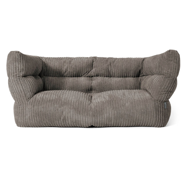 Louis 2-seter Saccosekk Sofa - Kordfløyel Grafitt 01
