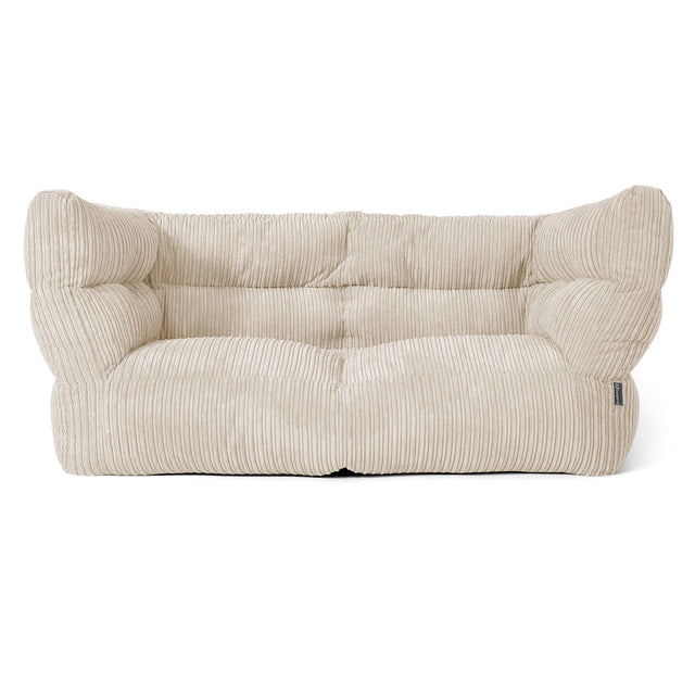 Louis 2-seter Saccosekk Sofa - Kordfløyel Krem 01