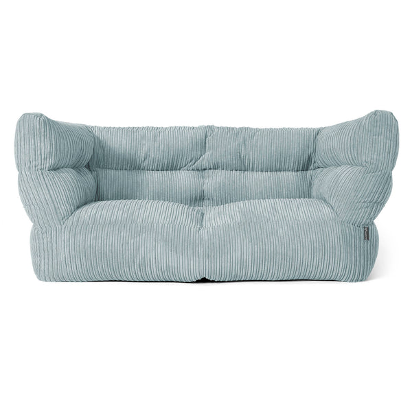 Louis 2-seter Saccosekk Sofa - Kordfløyel Mintgrønn 01