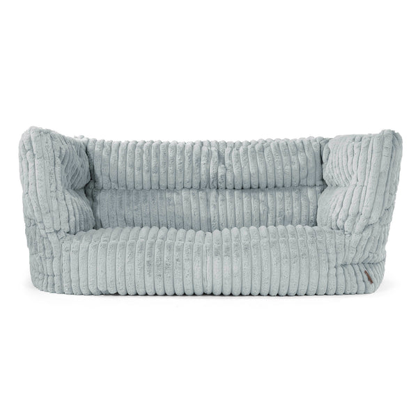 Louis 2-seter Saccosekk Sofa - Ultrabehagelig Kord Andeggblå 01