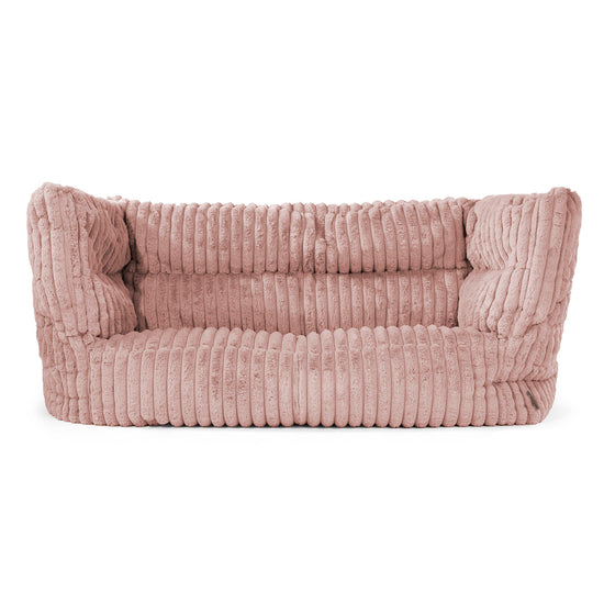 Louis 2-seter Saccosekk Sofa - Ultrabehagelig Kord Støvete Rosa 01