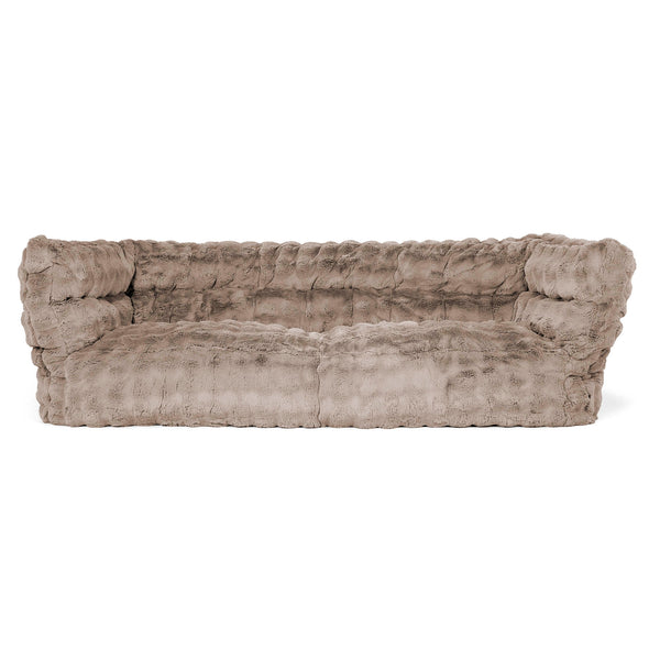 Louis 3-seter Saccosekk Sofa - Falsk Pels Boble Mink 01