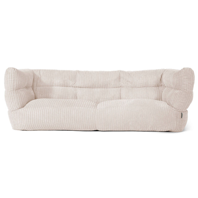 Louis 3-seter Saccosekk Sofa - Kordfløyel Elfenben 01