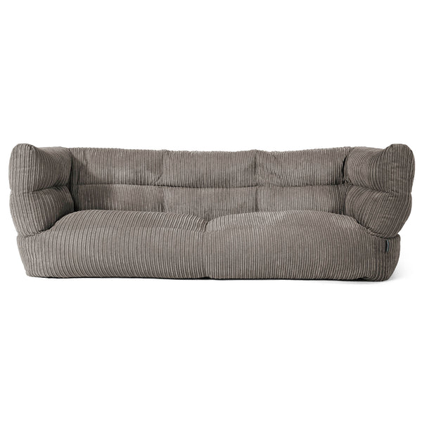 Louis 3-seter Saccosekk Sofa - Kordfløyel Grafitt 01