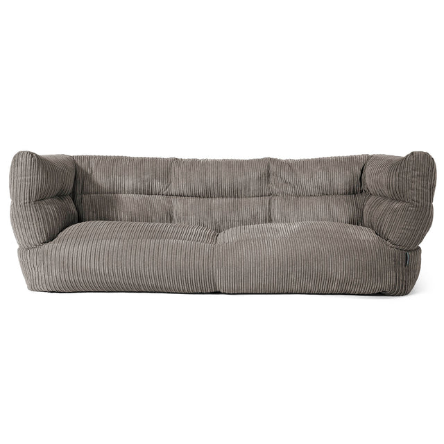 Louis 3-seter Saccosekk Sofa - Kordfløyel Grafitt 01