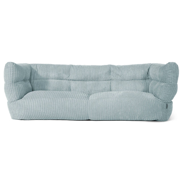 Louis 3-seter Saccosekk Sofa - Kordfløyel Mintgrønn 01