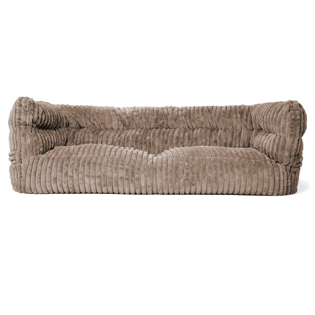 Louis 3-seter Saccosekk Sofa - Ultrabehagelig Kord Mink 01