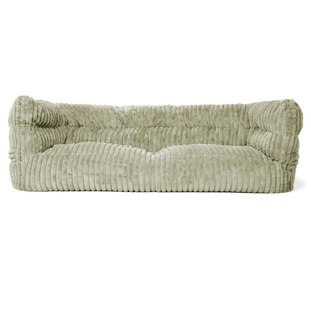 Louis 3-seter Saccosekk Sofa - Ultrabehagelig Kord Salviegrønn 01