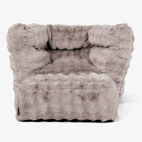 Louis Saccosekk Lenestol - Falsk Pels Boble Mink 02