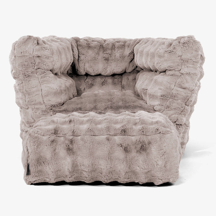 Louis Saccosekk Lenestol - Falsk Pels Boble Mink 02
