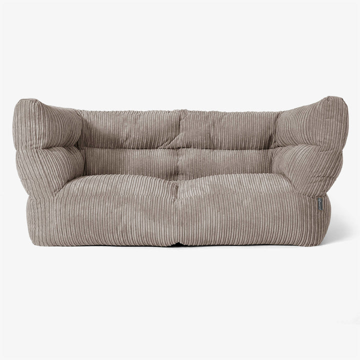 Albert 2-seter Saccosekk Sofa 2.0 - Kordfløyel Duegrå 01