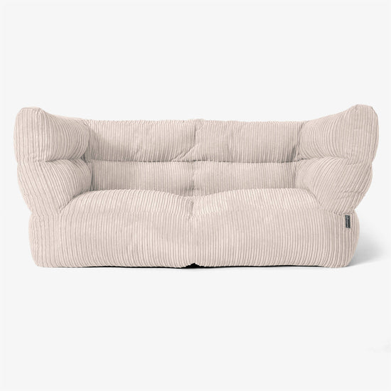 Albert 2-seter Saccosekk Sofa 2.0 - Kordfløyel Elfenben 01
