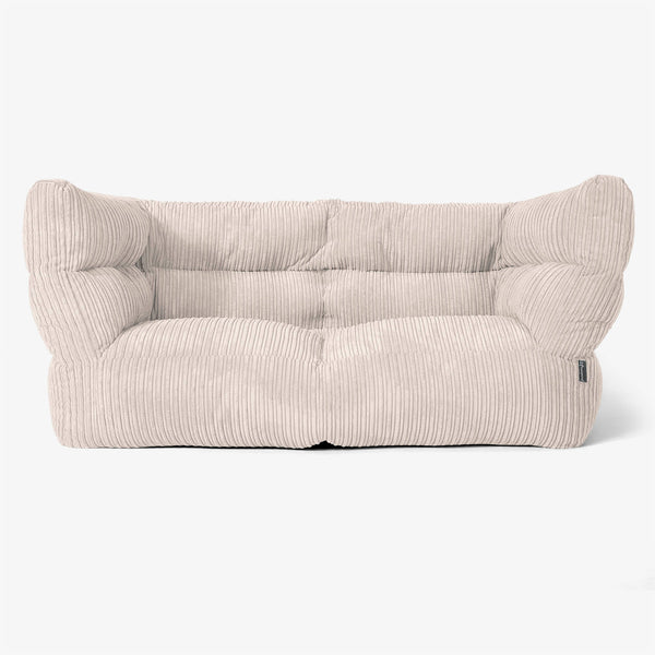 Albert 2-seter Saccosekk Sofa 2.0 - Kordfløyel Elfenben 01