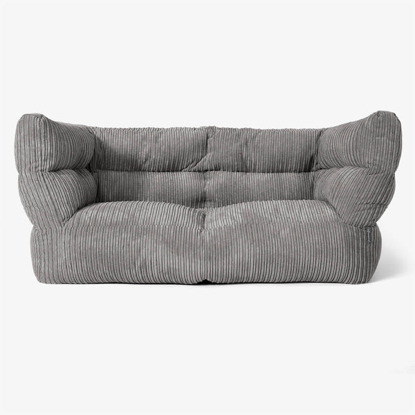 Albert 2-seter Saccosekk Sofa 2.0 - Kordfløyel Grafitt 01