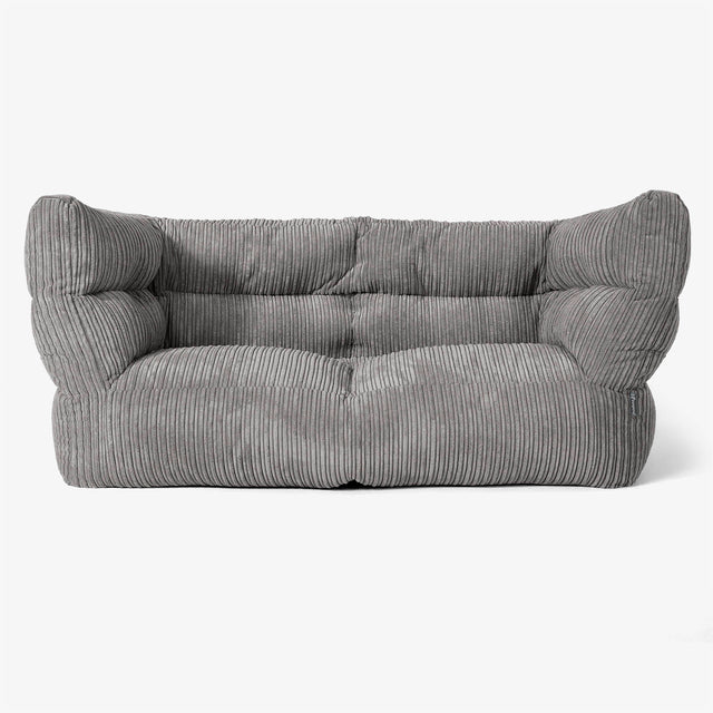 Albert 2-seter Saccosekk Sofa 2.0 - Kordfløyel Grafitt 01
