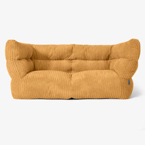 Albert 2-seter Saccosekk Sofa 2.0 - Kordfløyel Gylden Honning