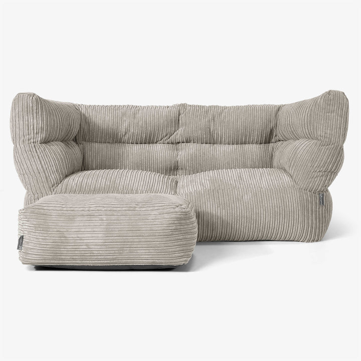 Albert 2-seter Saccosekk Sofa 2.0 - Kordfløyel Mink 02