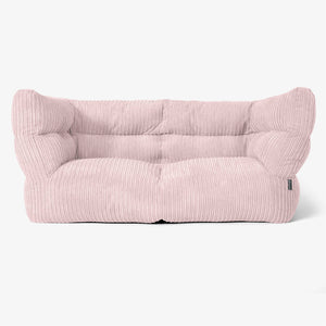 Albert 2-seter Saccosekk Sofa 2.0 - Kordfløyel Rødmerosa