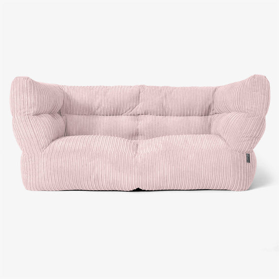 Albert 2-seter Saccosekk Sofa 2.0 - Kordfløyel Rødmerosa 01