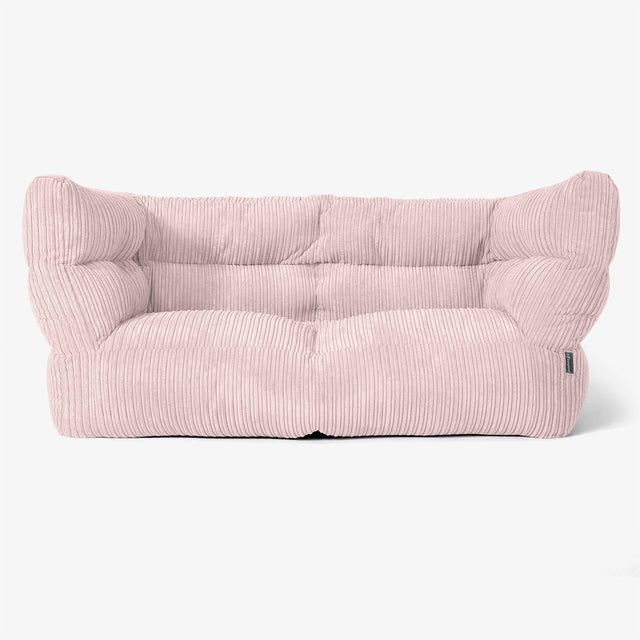 Albert 2-seter Saccosekk Sofa 2.0 - Kordfløyel Rødmerosa 01