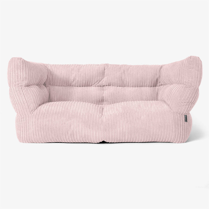 Albert 2-seter Saccosekk Sofa 2.0 - Kordfløyel Rødmerosa 01