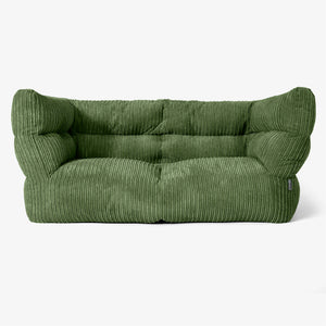 Albert 2-seter Saccosekk Sofa 2.0 - Kordfløyel Skoggrønn