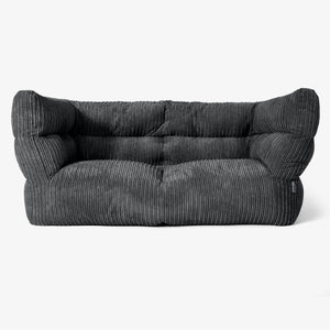 Albert 2-seter Saccosekk Sofa 2.0 - Kordfløyel Svart