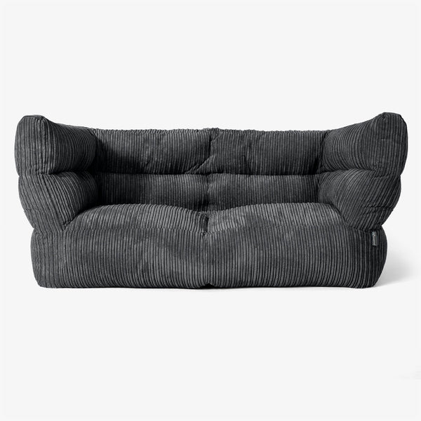 Albert 2-seter Saccosekk Sofa 2.0 - Kordfløyel Svart 01