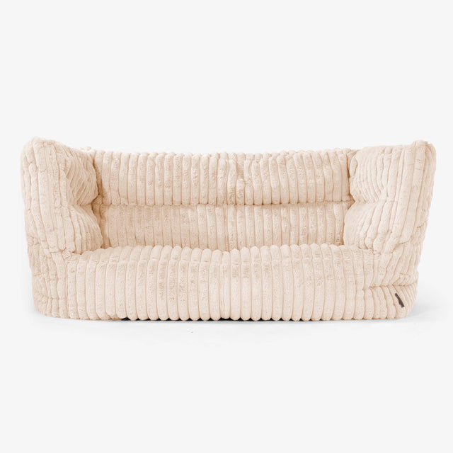 Albert 2-seter Saccosekk Sofa 2.0 - Ultrabehagelig Kord Fersken 01
