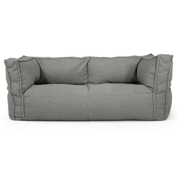Albert 2-seter Saccosekk Sofa - Bouclé Grå
