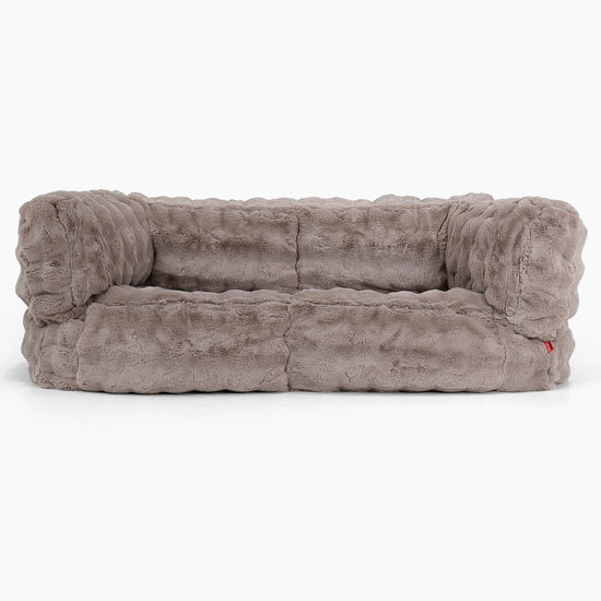 Albert 2-seter Saccosekk Sofa - Falsk Pels Boble Mink 01
