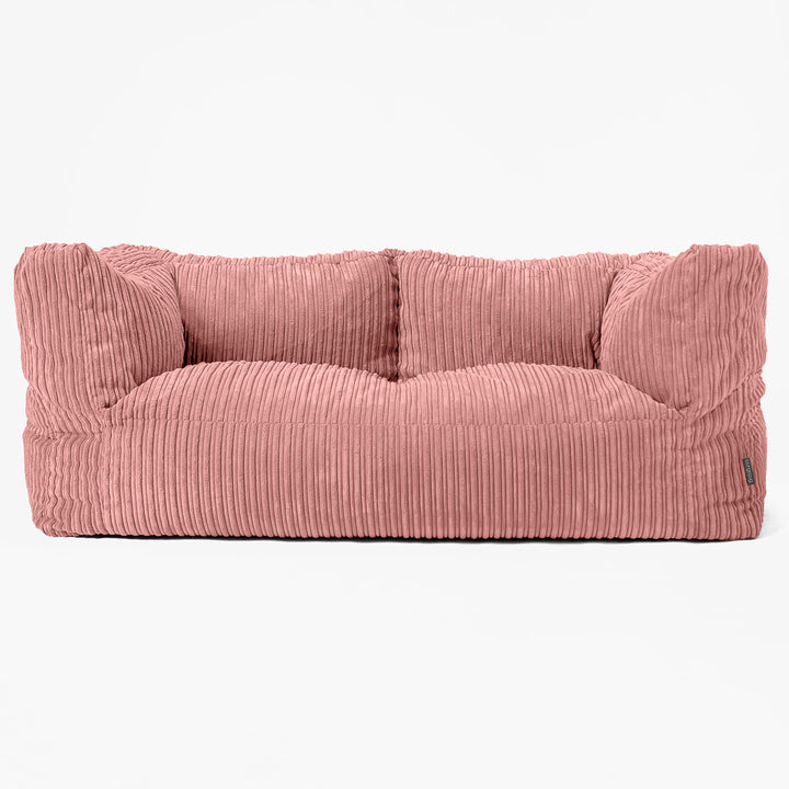 Albert 2-seter Saccosekk Sofa - Kordfløyel Fersken 01
