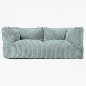 Albert 2-seter Saccosekk Sofa - Kordfløyel Mintgrønn