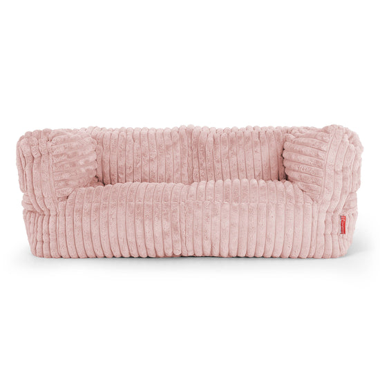 Albert 2-seter Saccosekk Sofa - Ultrabehagelig Kord Støvete Rosa 01